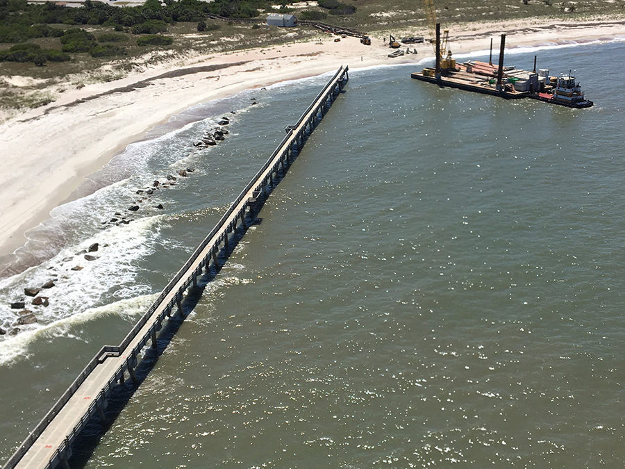 Ft. Clinch Fishing Pier Removal